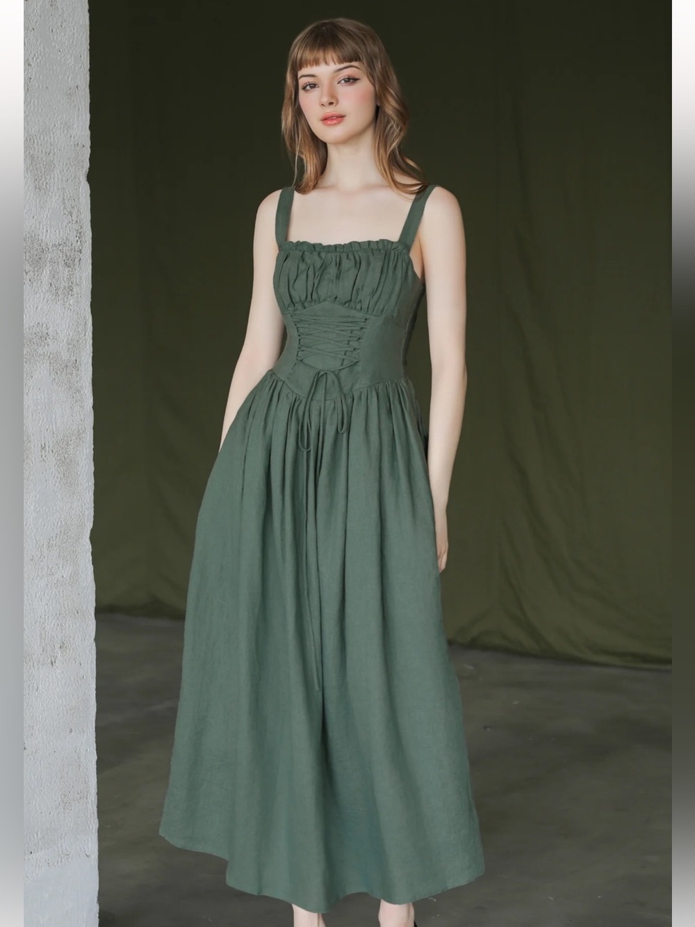 Adoria Threads Maeve Linen Dress